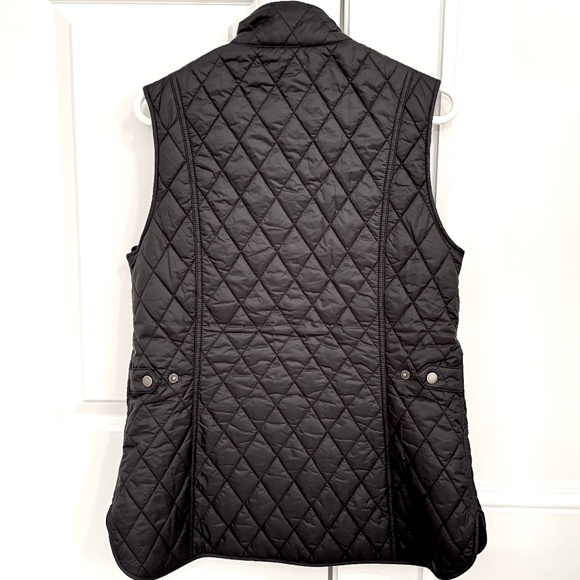 Barbour Otterburn Gile Black Quilted Vest - Size 10 Medium - New with Tag - Picture 2 of 6